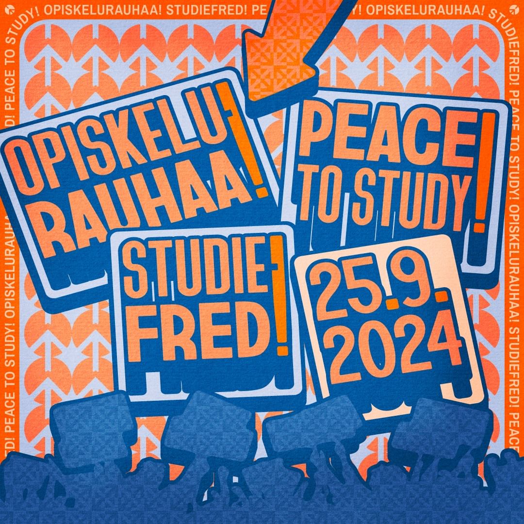 Humanistispeksi tukee opiskelurauhaa! -mielenosoitusta